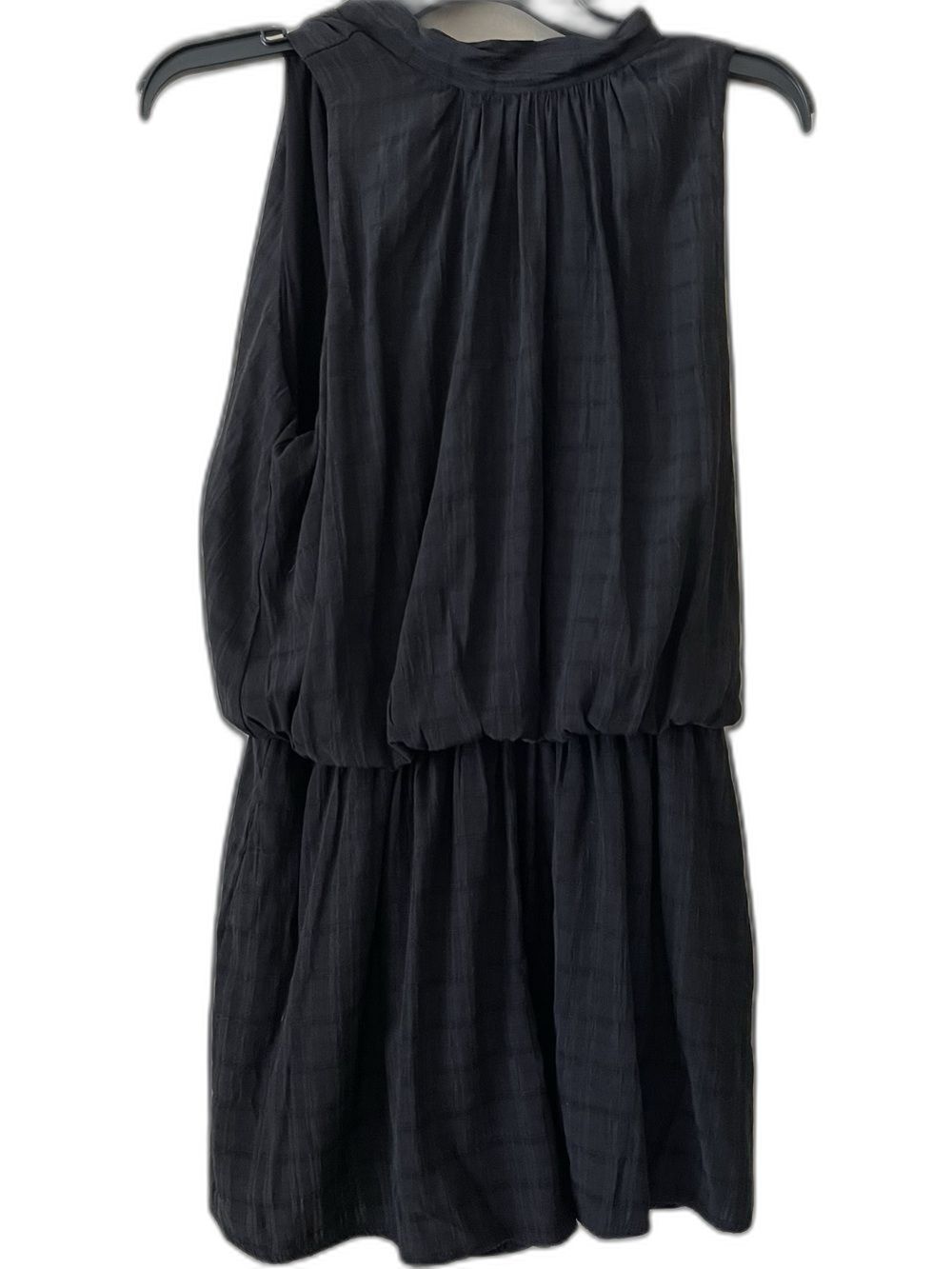 Mustard Seed Romper Black Small Sleeveless Shorts Balloon Waist Blouson